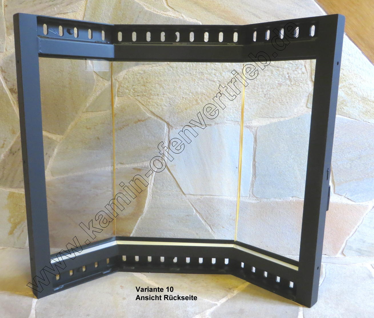 Kamintüren, Kamintür, für offenen Kamin mit Glas / Sichtfenster und