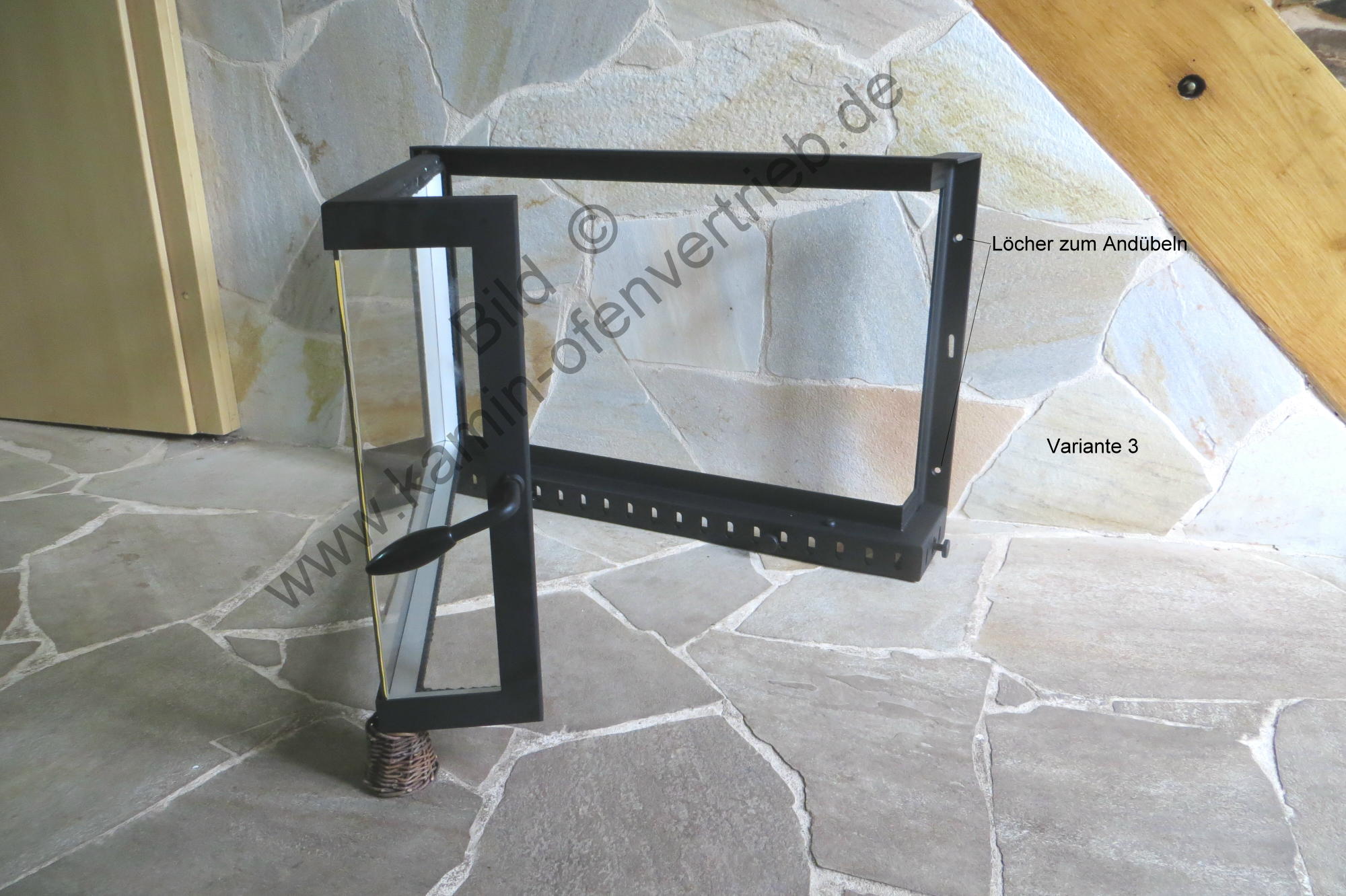 Kamintüren, Kamintür, für offenen Kamin mit Glas / Sichtfenster und