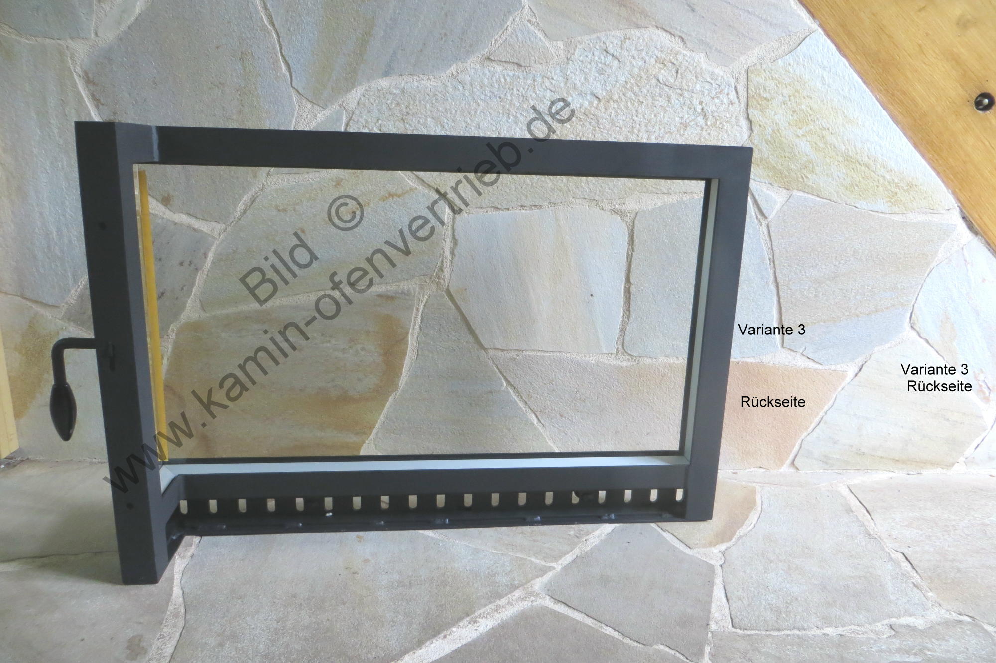 Kamintüren, Kamintür, für offenen Kamin mit Glas / Sichtfenster und