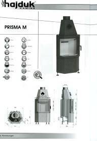 Hajduk Kamineinsatz Prisma M Tür zum schwenken klappen