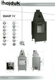 Hajduk Kamineinsatz Smart 1V Tür zum schwenken klappen