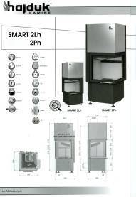 Hajduk Kamineinsatz Smart  2Lh 2Ph Tür hochschiebbar aus Polen