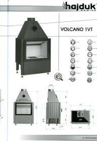 Kamineinsatz Hajduk Volcano 1VT Tür klappbar aus Polen