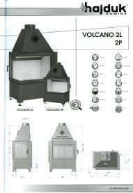 Kamineinsatz Hajduk Volcano 2L 2P Tür klappbar aus Polen