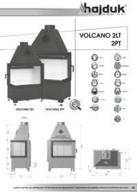 Kamineinsatz Hajduk Volcano 2LT 2PT Tür klappbar aus Polen