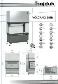Kamineinsatz Hajduk Volcano 3BTh Tür hochschiebbar aus Polen