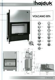 Kamineinsatz Hajduk Volcano BTh Tür hochschiebbar aus Polen