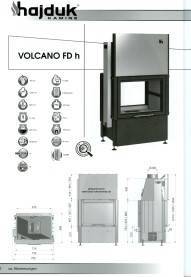 Kamineinsatz Hajduk Volcano FDh Tür hochschiebbar aus Polen