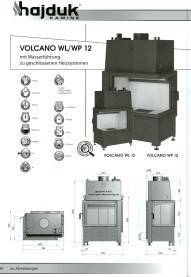Kamineinsatz Hajduk Volcano WL WP 12 Tür klappbar aus Polen