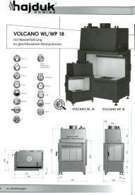 Kamineinsatz Hajduk Volcano WL 18 WP 18 Tür klappbar aus Polen