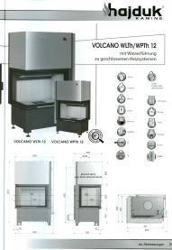 Kamineinsatz Hajduk Volcano WLTh WPTh 12 Tür hochschiebbar aus Polen
