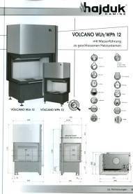 Hajduk Kamineinsatz Volcano WLh 12 WPh 12  Tür hochschiebbar zum hochschieben