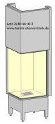 Spartherm Kamineinsatz Arte 2LRh-66-4S-2