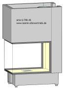 Spartherm Kamineinsatz Arte U-70h-4S