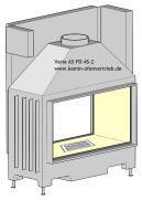 Spartherm Kamineinsatz Brennzelle Varia AS-FDh-4S-2