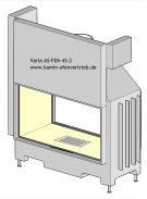 Spartherm Kamineinsatz Brennzelle Varia AS-FDh-4S-2