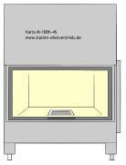 Spartherm Kamineinsatz Brennzelle Varia M-100h-4S